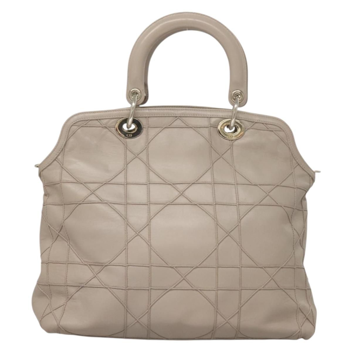 Dior Gray Leather Granville
