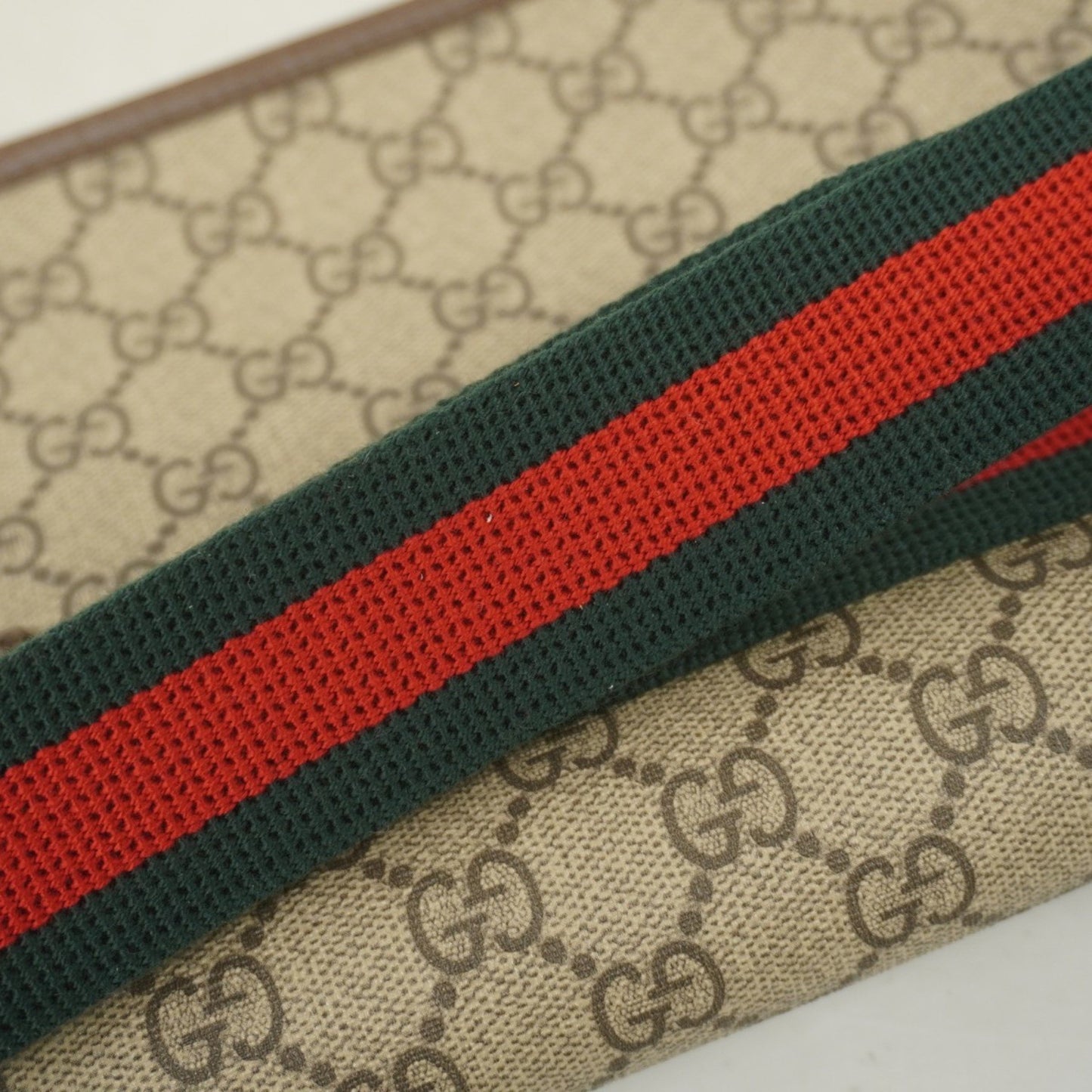 Gucci Brown Canvas Ophidia