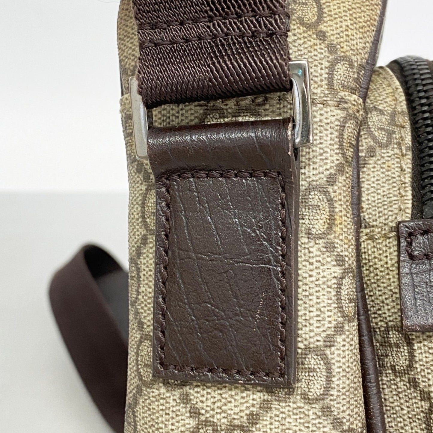 Gucci Brown Canvas Shoulder