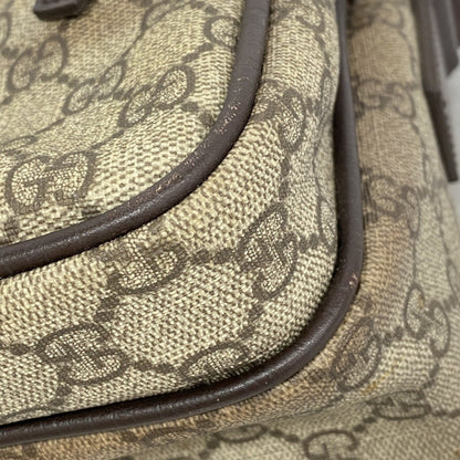 Gucci Brown Canvas Shoulder