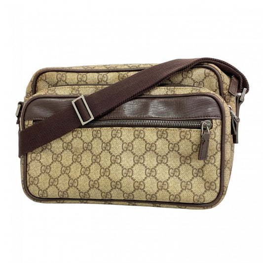 Gucci Brown Canvas Shoulder