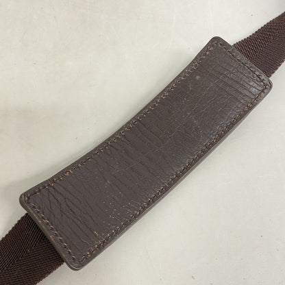 Gucci Brown Canvas Shoulder