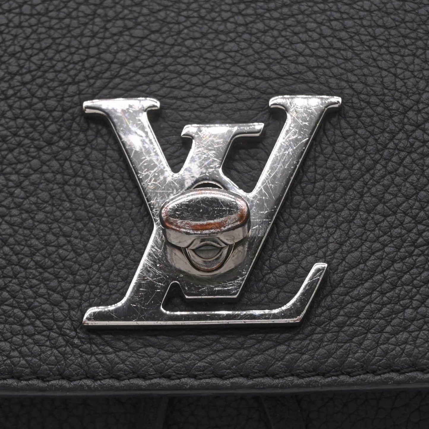 Louis Vuitton Black Leather Lockme