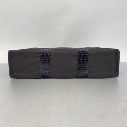 Hermès Gray Canvas Herline