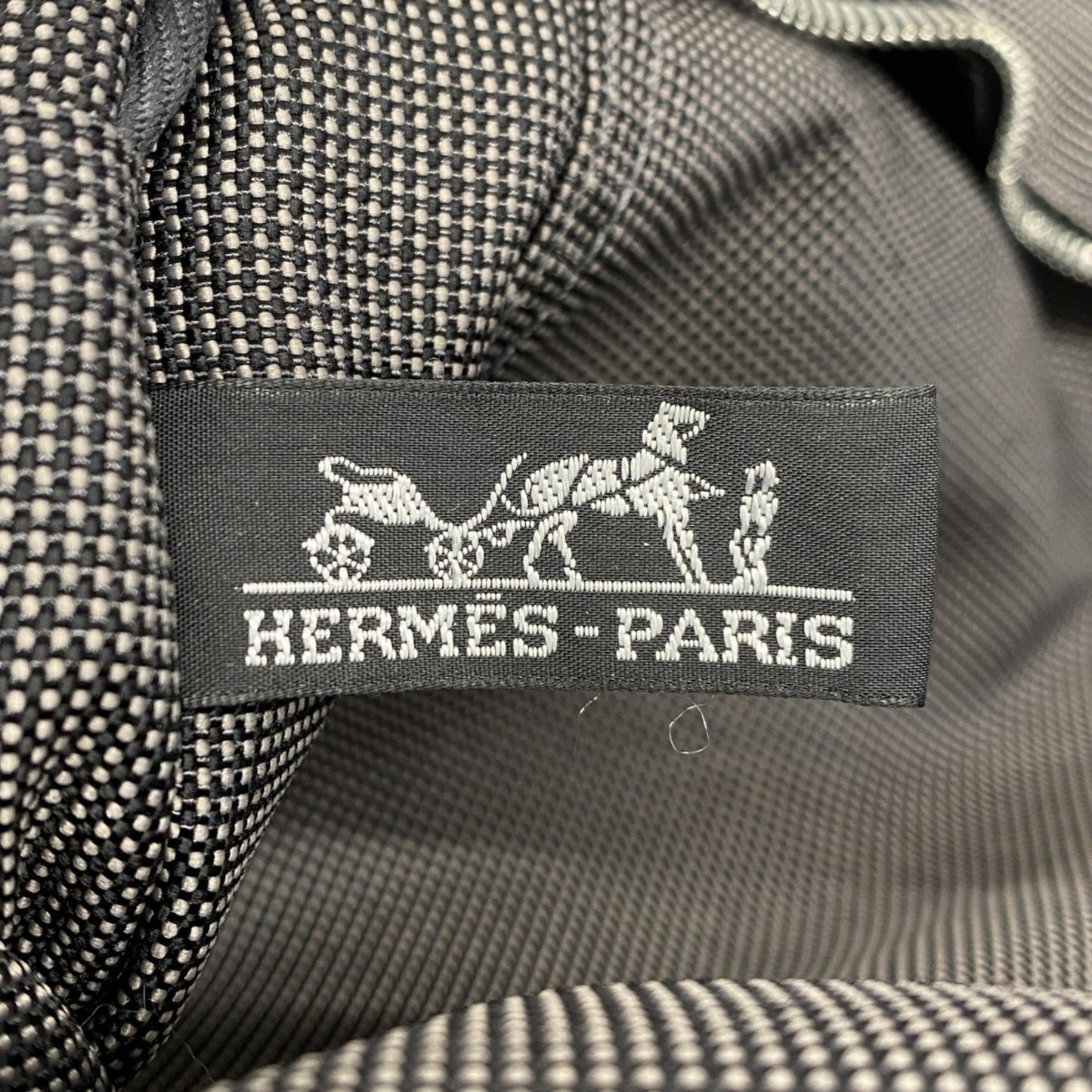 Hermès Gray Canvas Herline