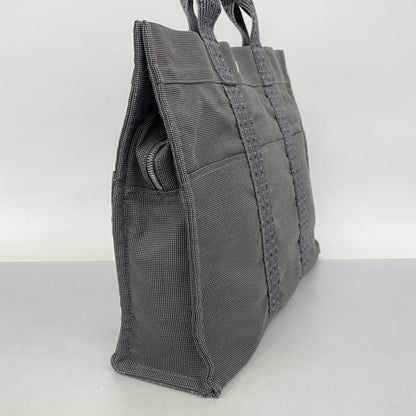 Hermès Gray Canvas Herline
