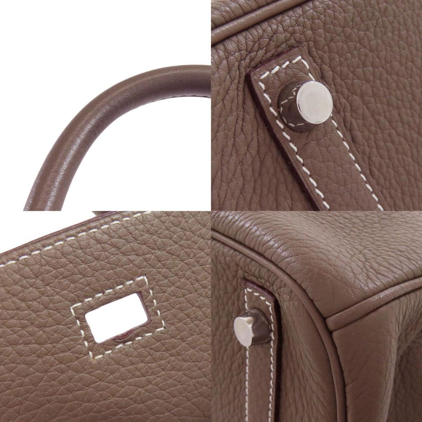 Hermès Gray Leather Birkin 30