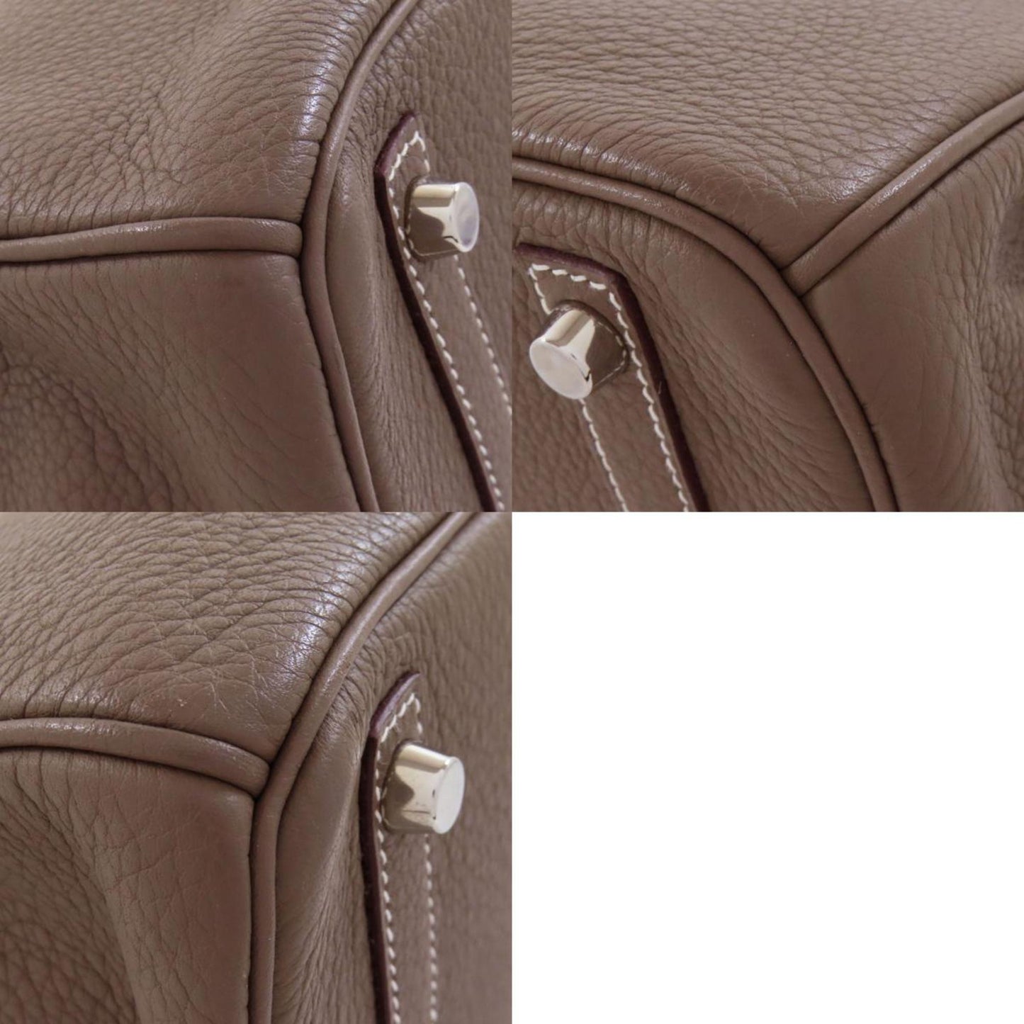Hermès Gray Leather Birkin 30
