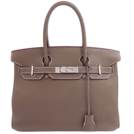 Hermès Gray Leather Birkin 30