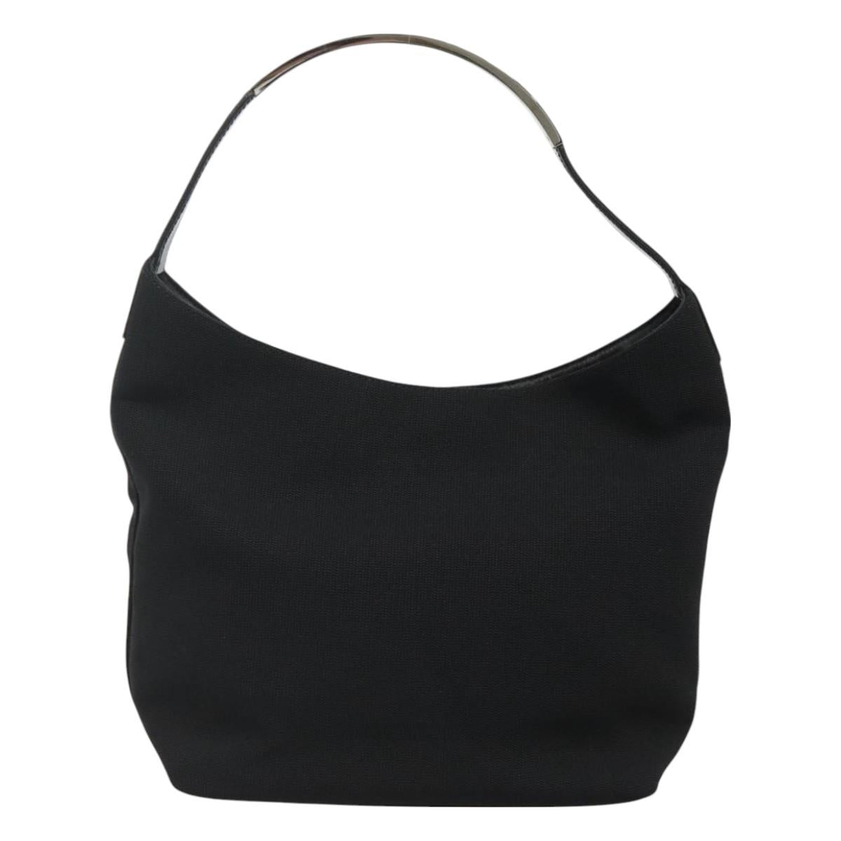 Gucci Black Canvas Hobo