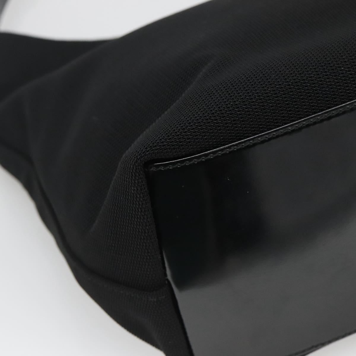 Gucci Black Canvas Hobo
