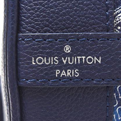 Louis Vuitton Blue Leather Randonnée