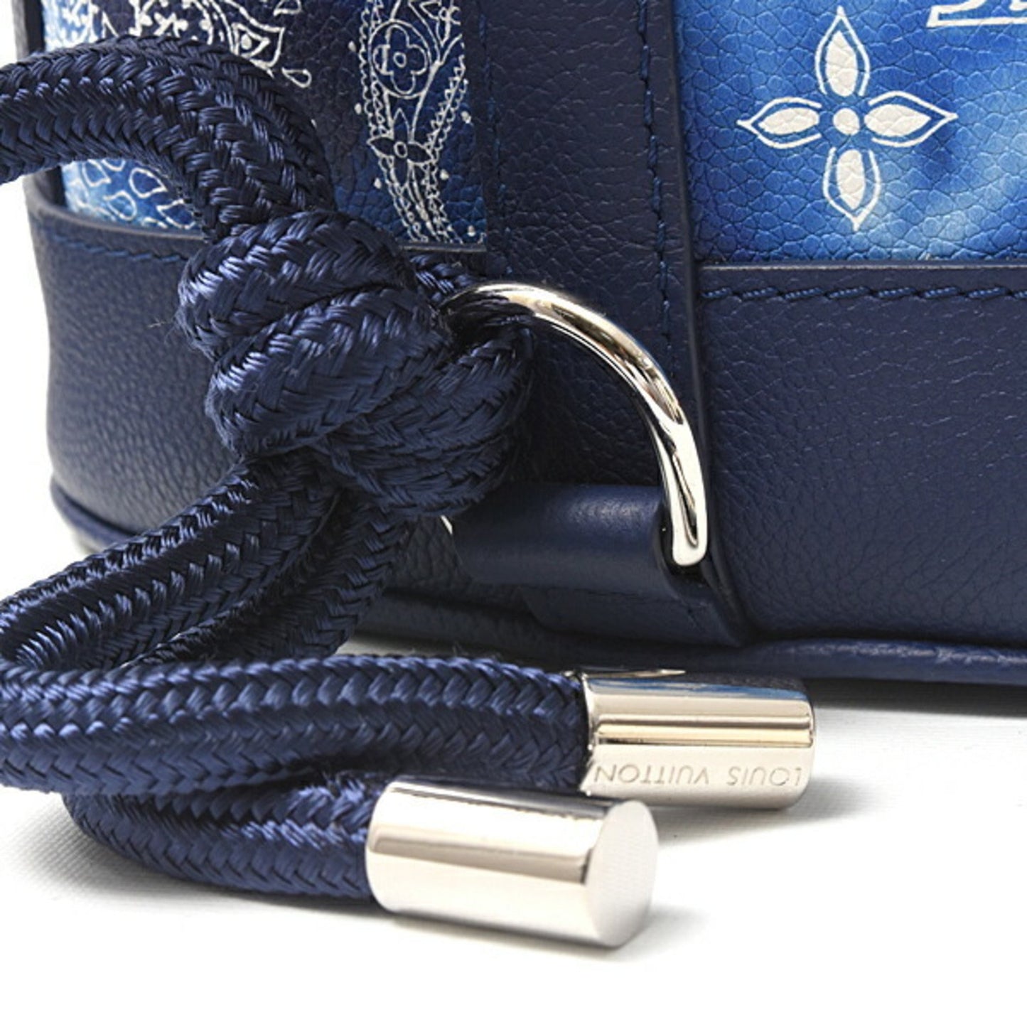 Louis Vuitton Blue Leather Randonnée