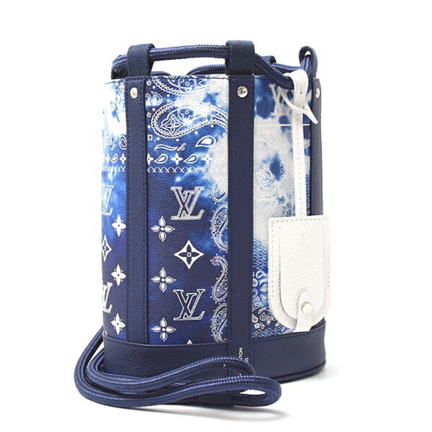 Louis Vuitton Blue Leather Randonnée