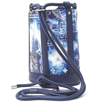 Louis Vuitton Blue Leather Randonnée