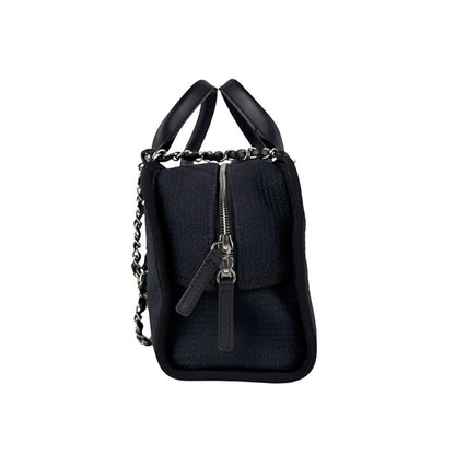 Chanel Black Canvas Deauville