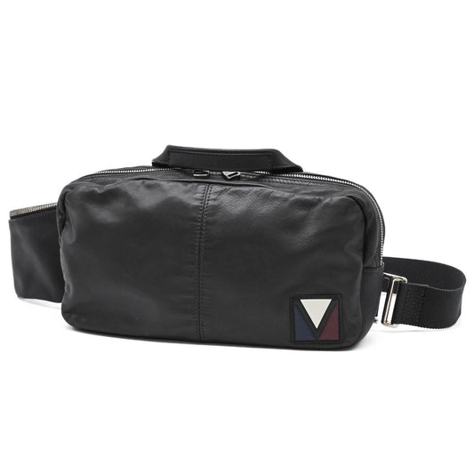 Louis Vuitton Black Leather V Line Cross
