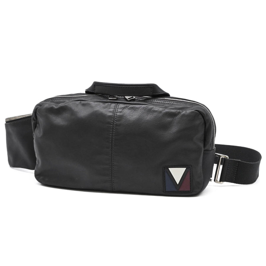 Louis Vuitton Black Leather V Line Cross