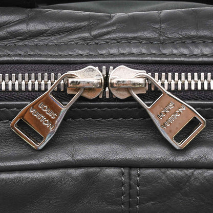 Louis Vuitton Black Leather V Line Cross