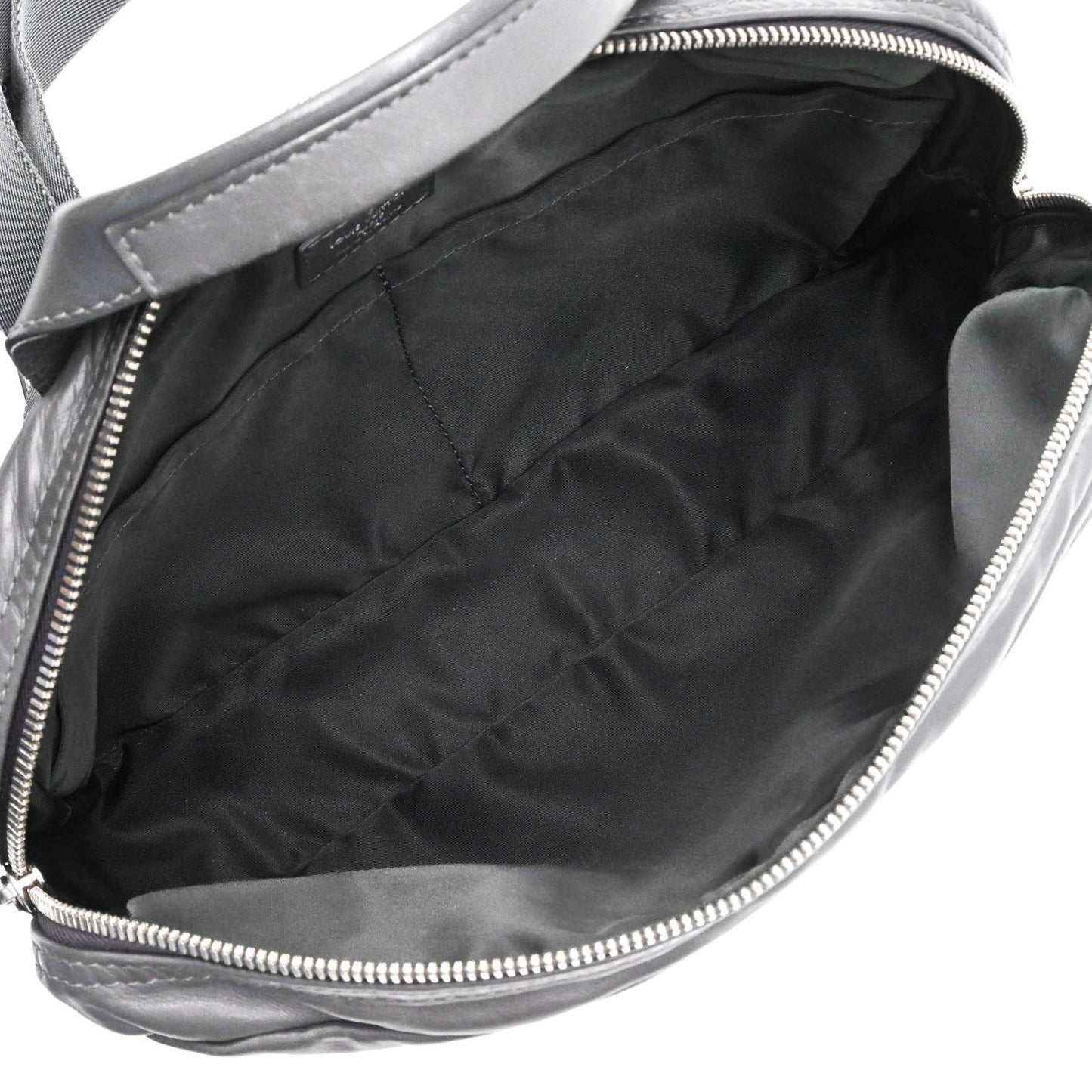 Louis Vuitton Black Leather V Line Cross