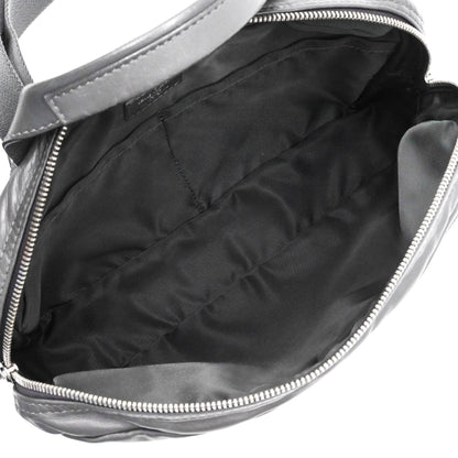 Louis Vuitton Black Leather V Line Cross