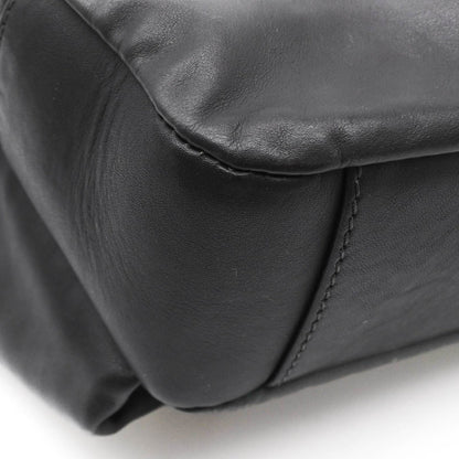 Louis Vuitton Black Leather V Line Cross