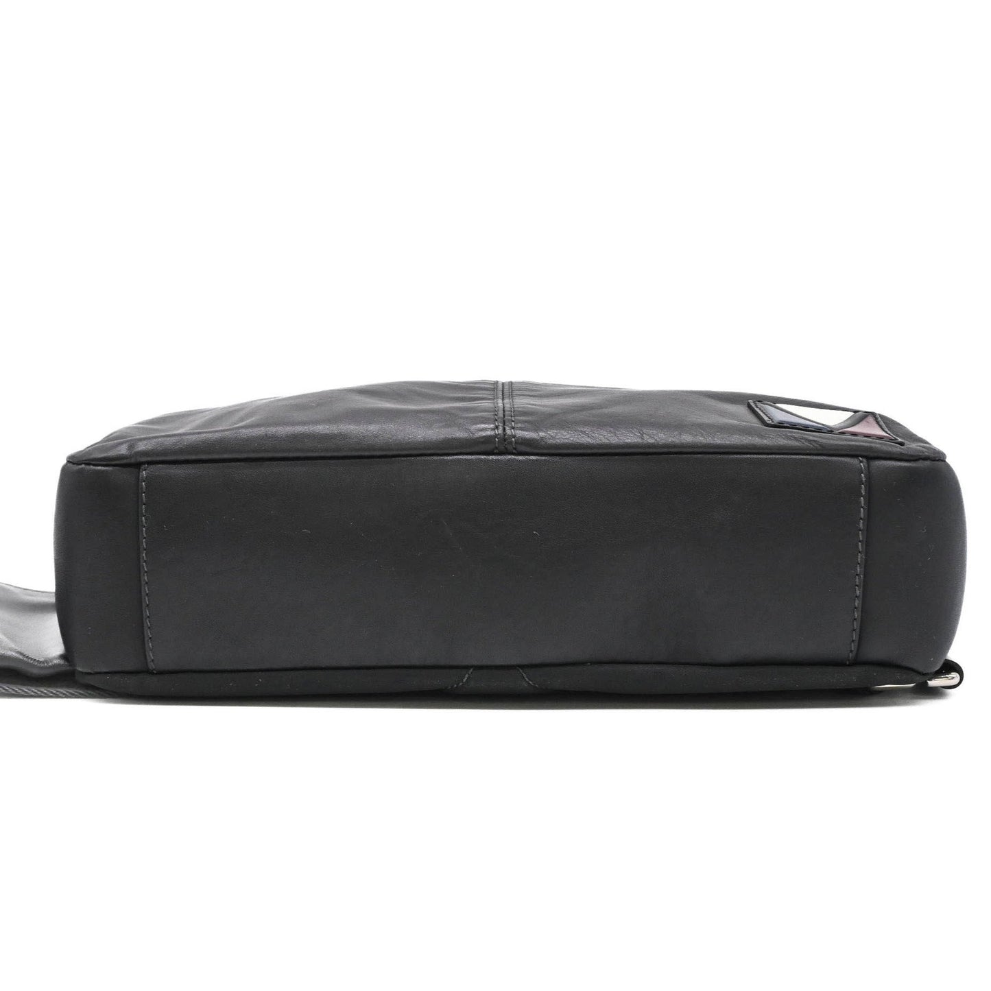Louis Vuitton Black Leather V Line Cross