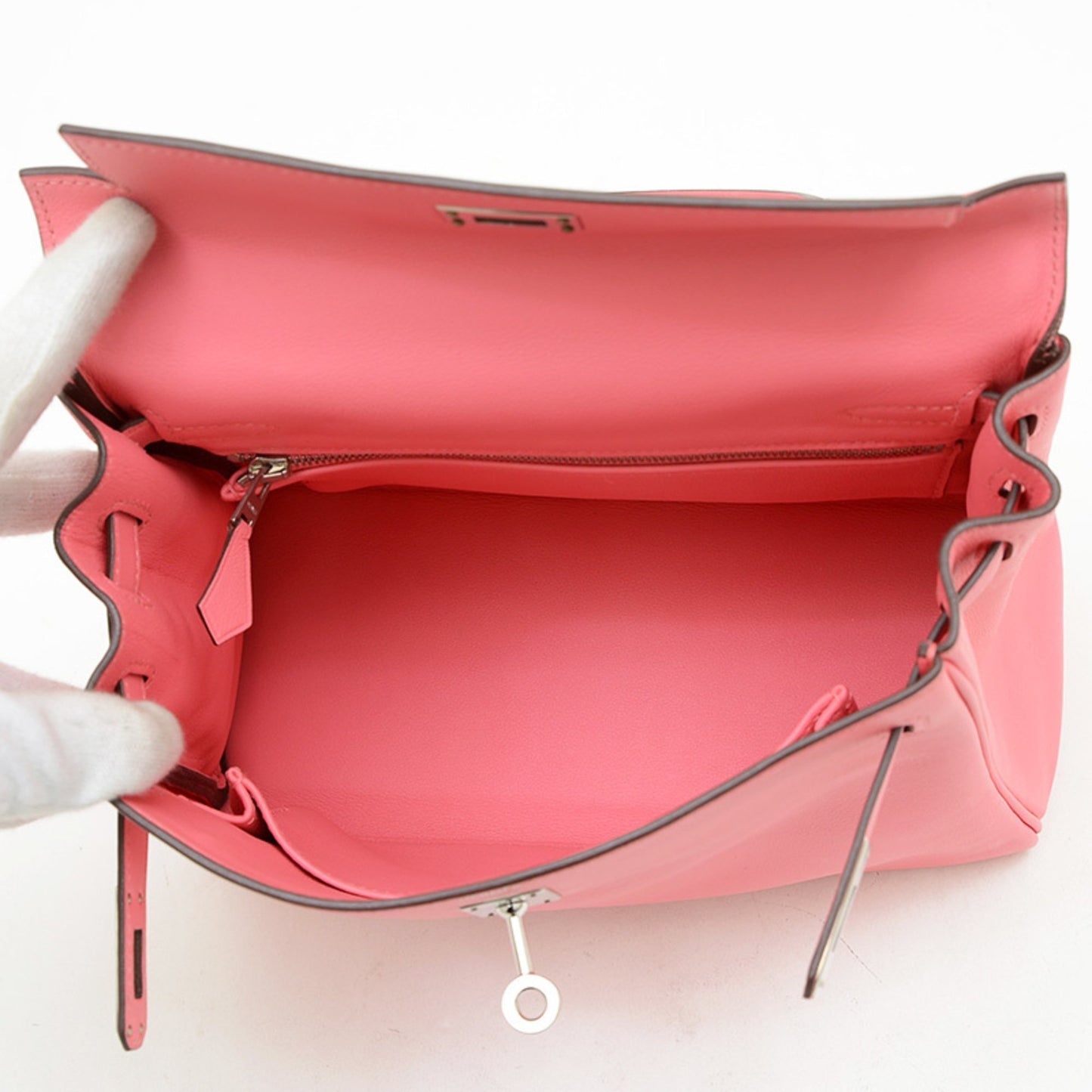 Hermès Pink Leather Kelly 25