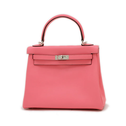 Hermès Pink Leather Kelly 25