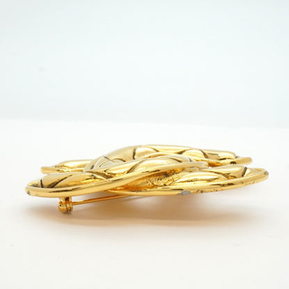 Chanel Gold Gold Plated Coco Mark