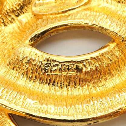 Chanel Gold Gold Plated Coco Mark