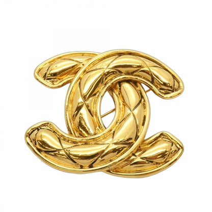 Chanel Gold Gold Plated Coco Mark
