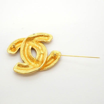 Chanel Gold Gold Plated Coco Mark