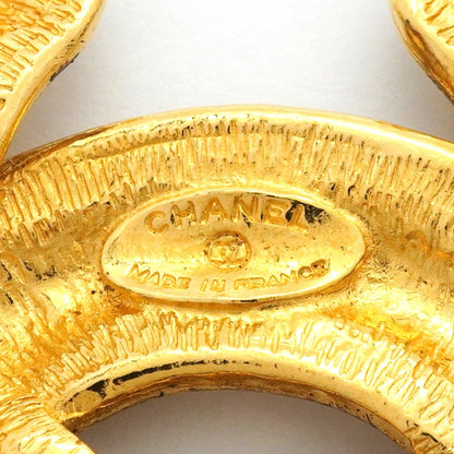 Chanel Gold Gold Plated Coco Mark