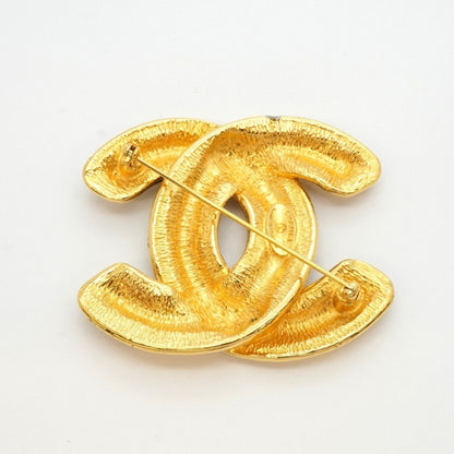 Chanel Gold Gold Plated Coco Mark