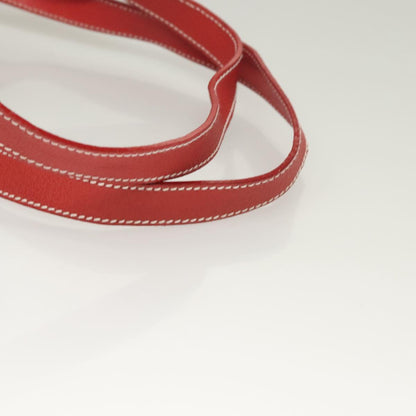 Gucci Red Suede Bamboo