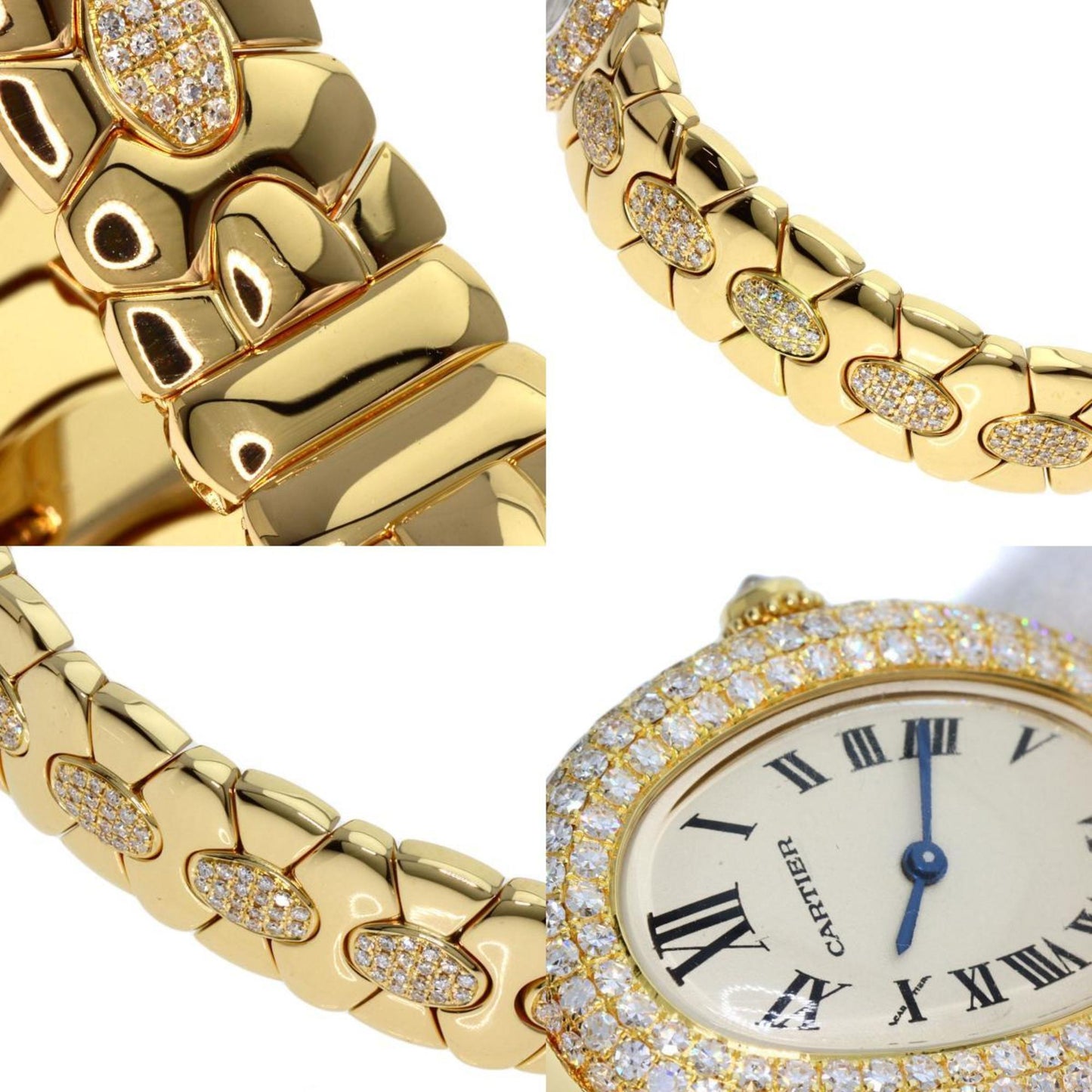 Cartier White Yellow Gold Baignoire
