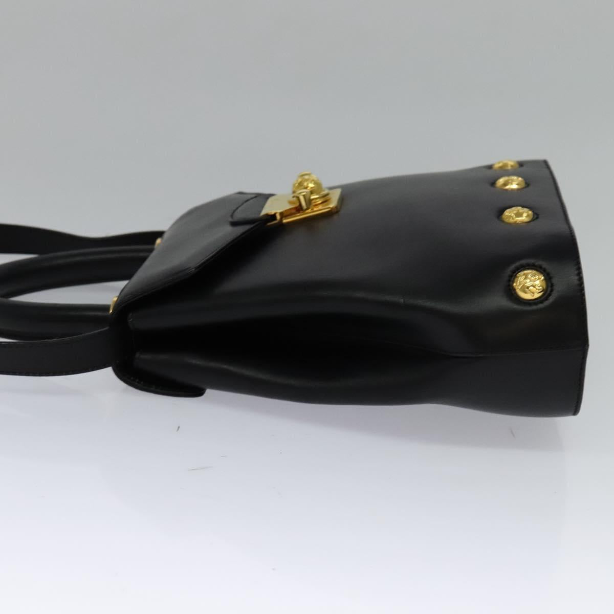 Salvatore Ferragamo Black Leather Handbag