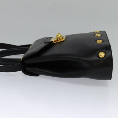 Salvatore Ferragamo Black Leather Handbag