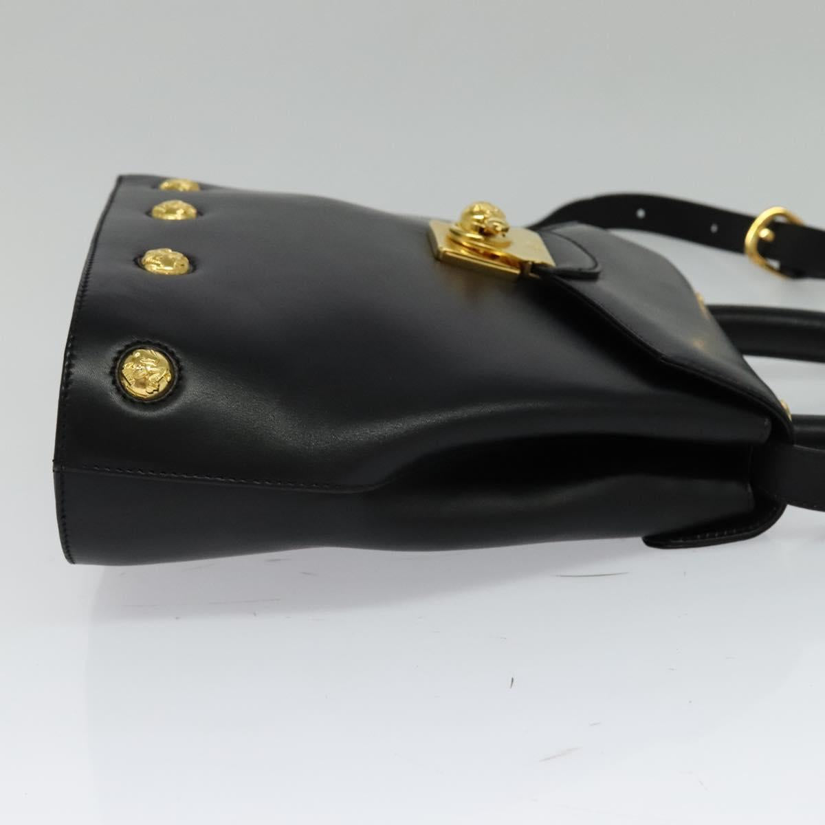 Salvatore Ferragamo Black Leather Handbag