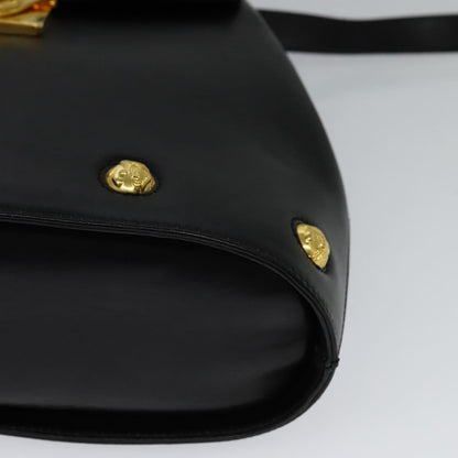 Salvatore Ferragamo Black Leather Handbag