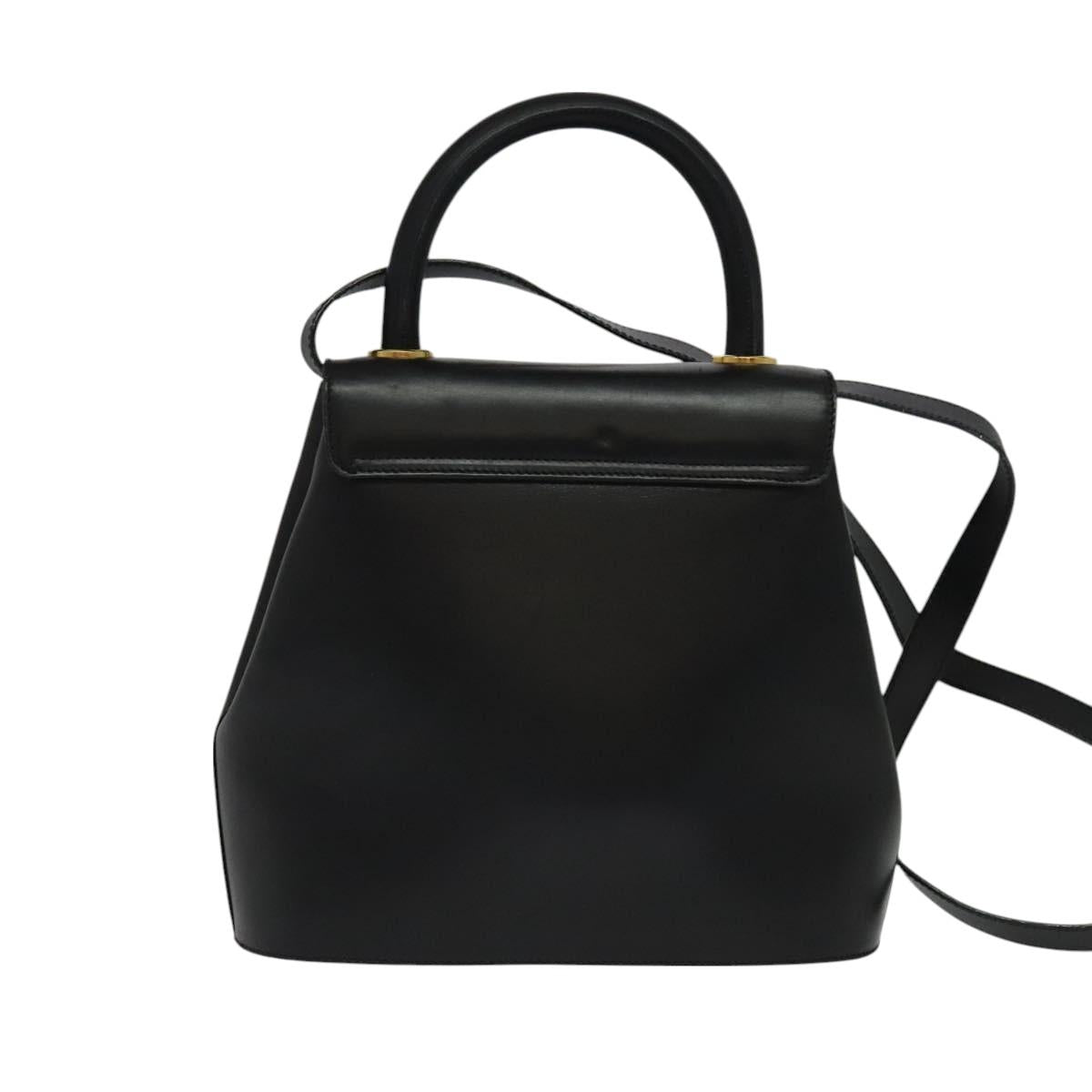Salvatore Ferragamo Black Leather Handbag