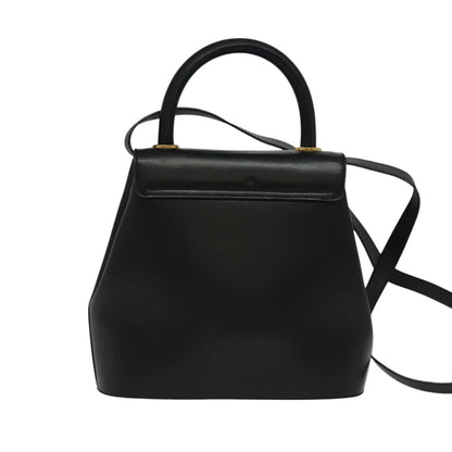 Salvatore Ferragamo Black Leather Handbag