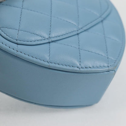 Chanel Blue Leather Coco Mark