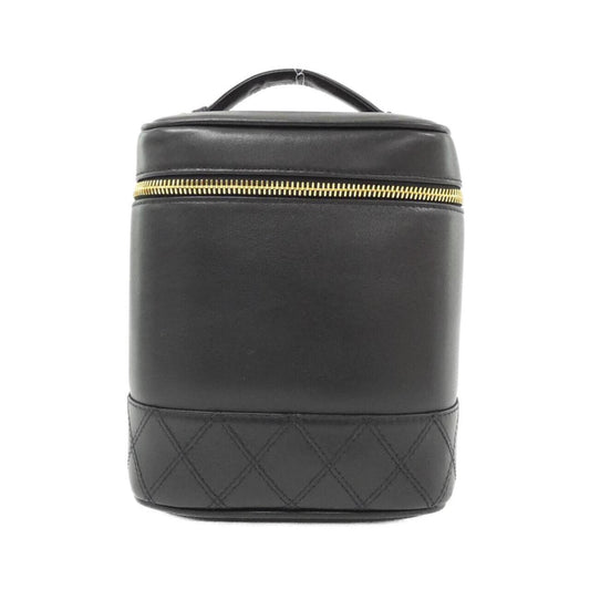 Chanel Black Leather Vanity