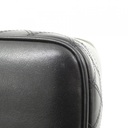 Chanel Black Leather Vanity