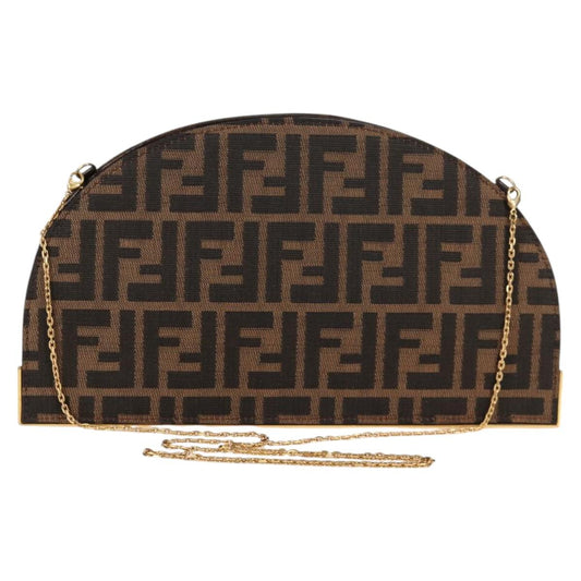 Fendi Brown Canvas Zucchino