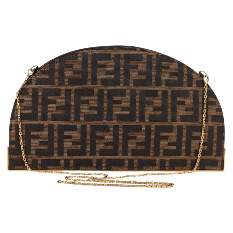 Fendi Brown Canvas Zucchino