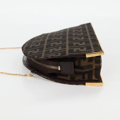 Fendi Brown Canvas Zucchino