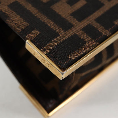 Fendi Brown Canvas Zucchino